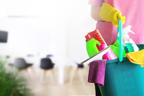 Halvyora team cleaning an Adelaide home with eco-friendly methods